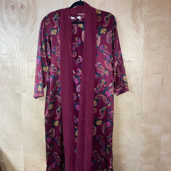 Vintage Victoria's Secret Floral Robe - Picture 6 of 8